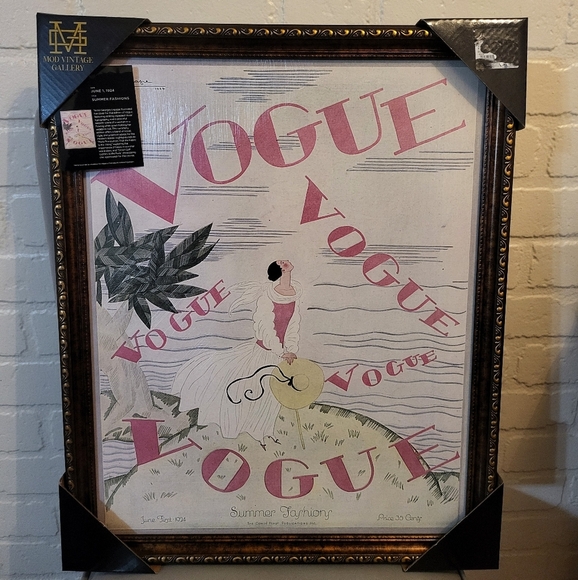 Brand New Never Used Vogue Vintage Art Print Summer Fashions June 1 1924
